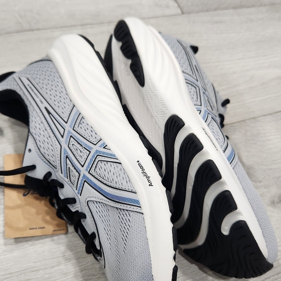 Asics Gray and Black Running Shoes